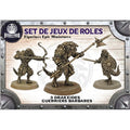 Figurines JdR à peindre - Set de jeu de rôles : 3 Drakeides Guerriers barbares - Epic Miniatures - OCCASION