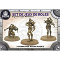 Figurines JdR à peindre - Set de jeu de rôles : 3 Humaines Roublardes - Epic Miniatures - OCCASION