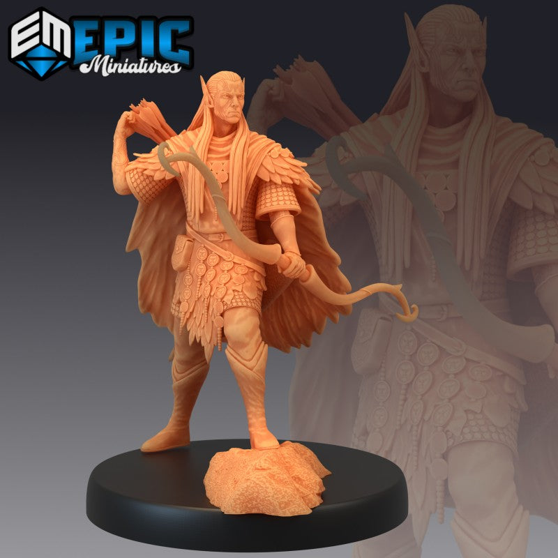 Figurines JdR à peindre - Set de jeu de rôles : 3 Elfes Rodeurs - Epic Miniatures - OCCASION