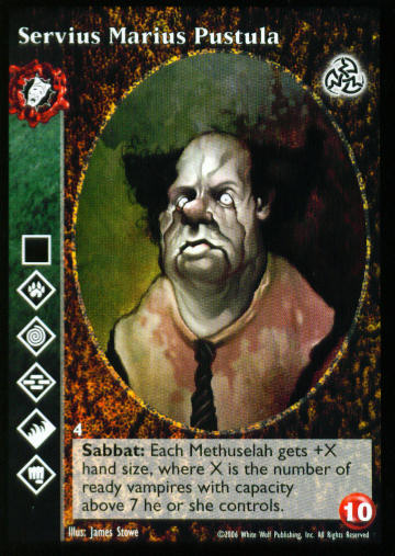 Servius Marius Pustula [Third set] - VTES CCG