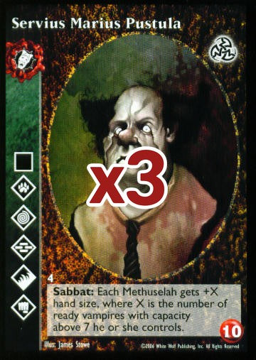 Servius Marius Pustula [Third set] - VTES CCG