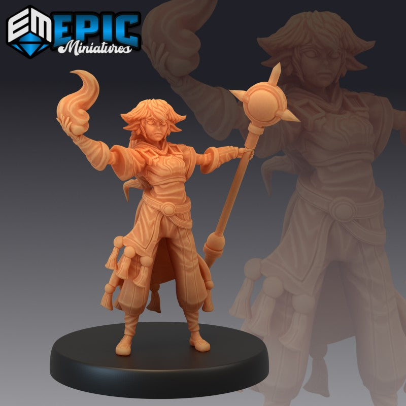 Figurines JdR à peindre - Set de jeu de rôles : 3 Gnomes Magiciens