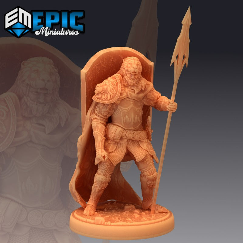 Figurines JdR à peindre - Set de jeu de rôles : 3 Humains Guerriers