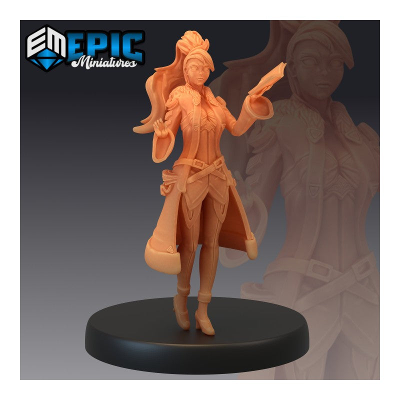 Figurines JdR à peindre - Set de jeu de rôles : 3 Humaines Ensorceleuses