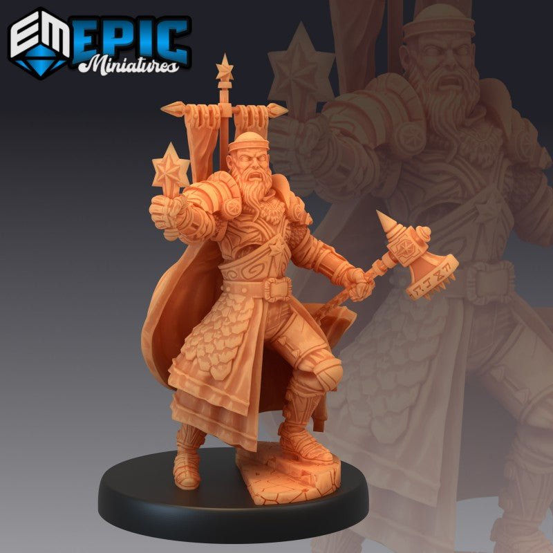 Figurines JdR à peindre - Set de jeu de rôles : 3 Humains Guerriers Clercs - Epic Miniatures - OCCASION