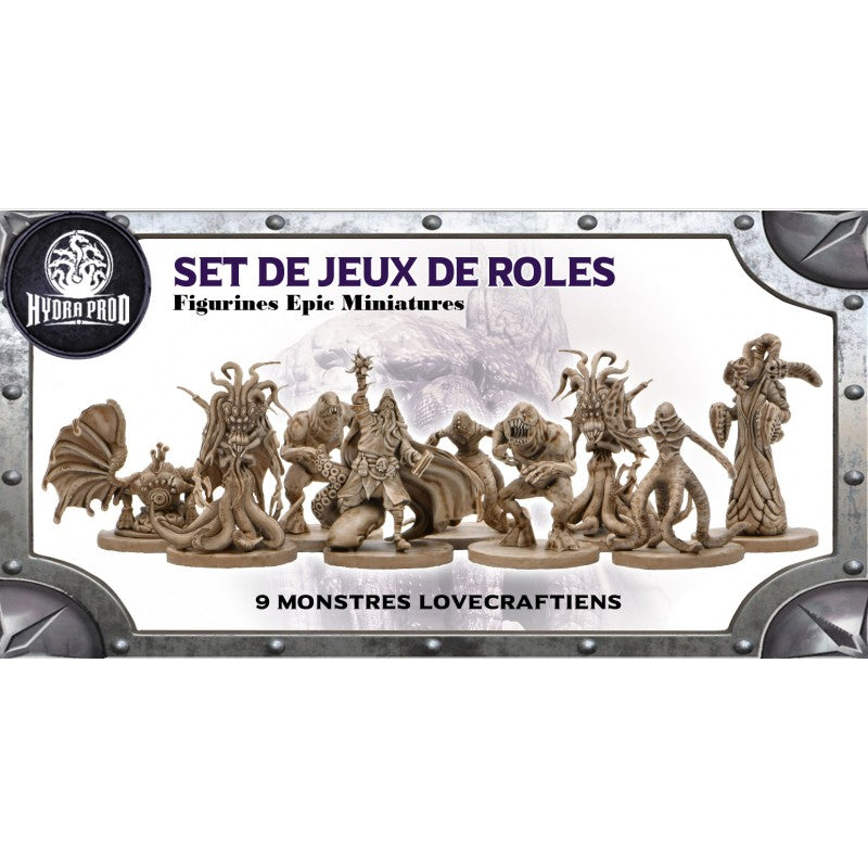 Figurines JdR à peindre - 9 Créatures Lovecraftienne - Epic Miniatures - OCCASION