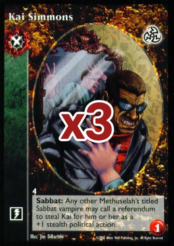 Kai Simmons [Third set] - VTES CCG