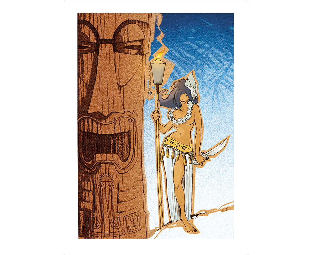 Affiche Vatine – Miss Tiki