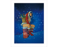 Affiche Vatine – Pin-up de Noël