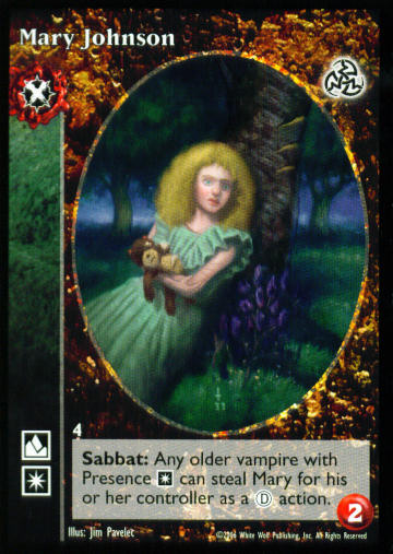 Mary Johnson [Third set] - VTES CCG