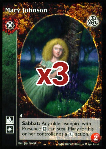 Mary Johnson [Third set] - VTES CCG