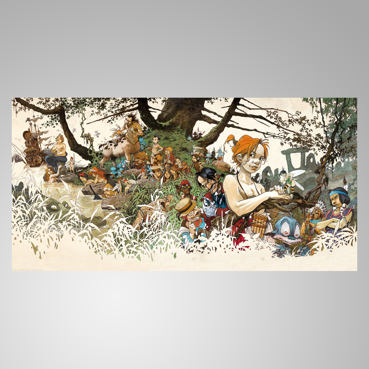 Affiche d’art Loisel – Peter Pan – version couleur