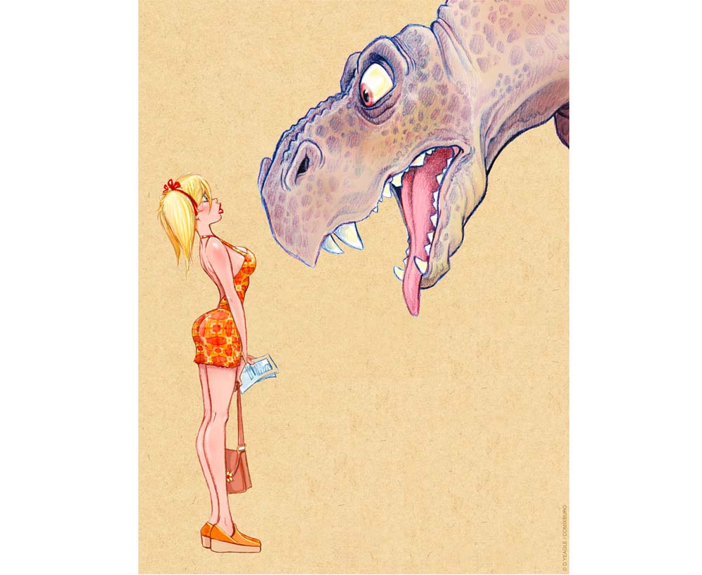 Affiche Dean Yeagle - Dino