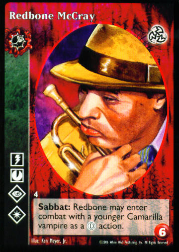 Redbone McCray [Third set] - VTES CCG