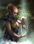 Art Print - "Frensula Fay", Wolf Druidess