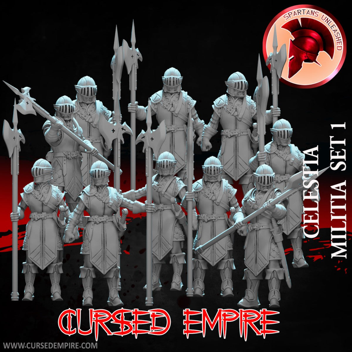Milice de Celestia - Set 1 - Miniatures - Lot de 10