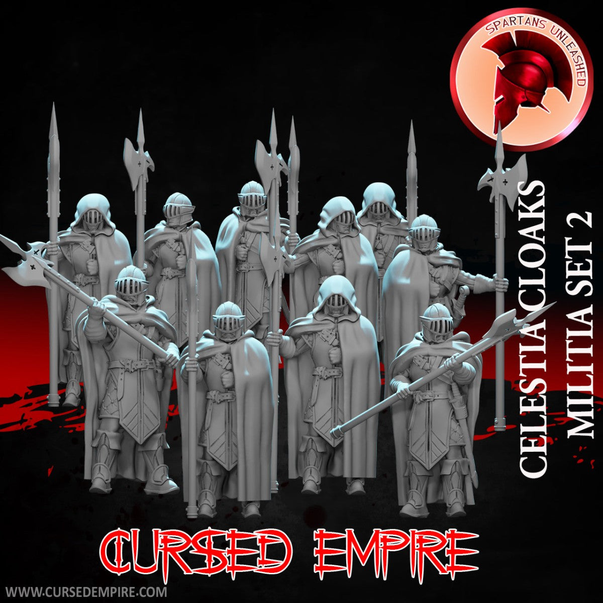 Milice de Celestia - Set 2 - Miniatures - Lot de 10