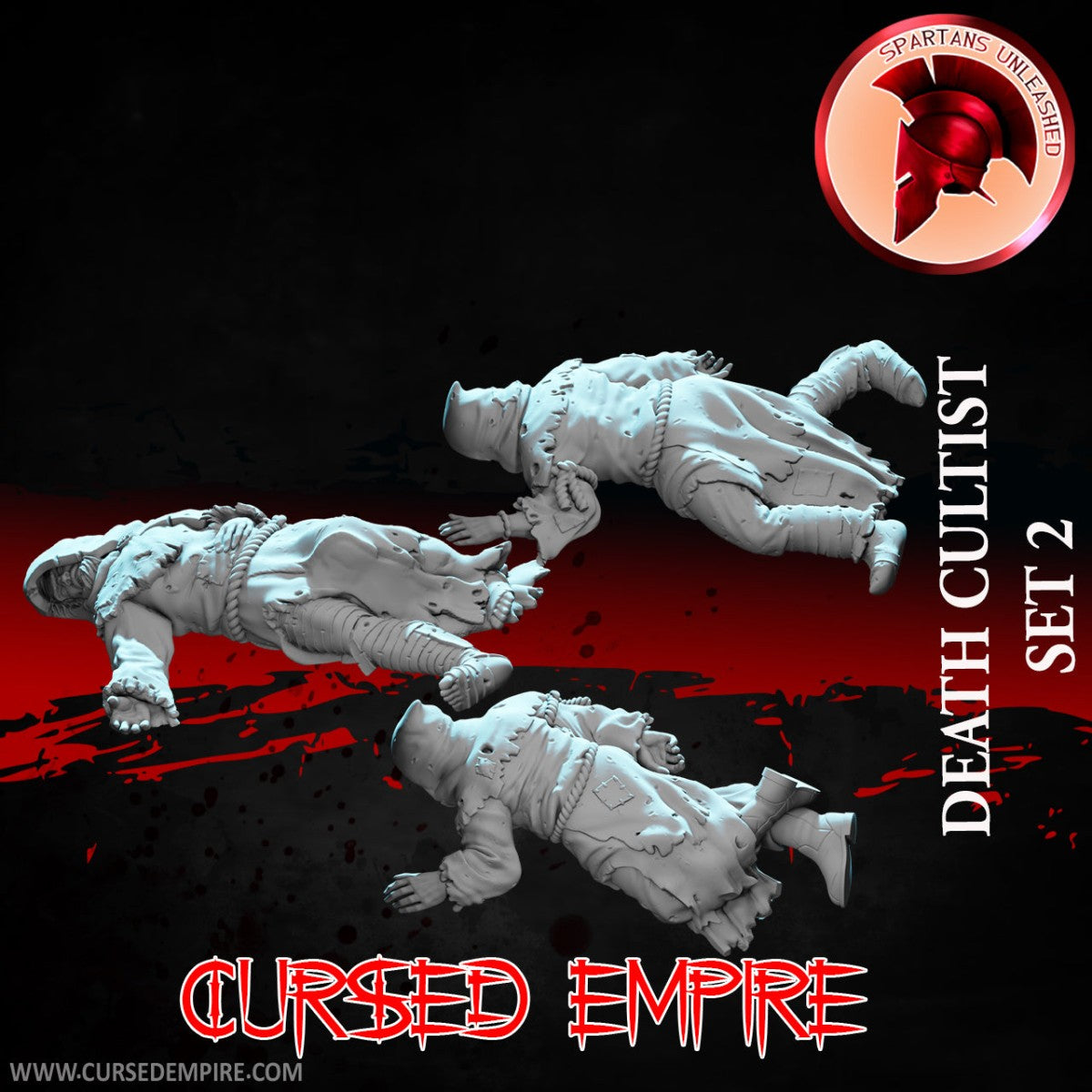 Cultistes de la Mort - Set 2 - Miniatures - Lot de 3
