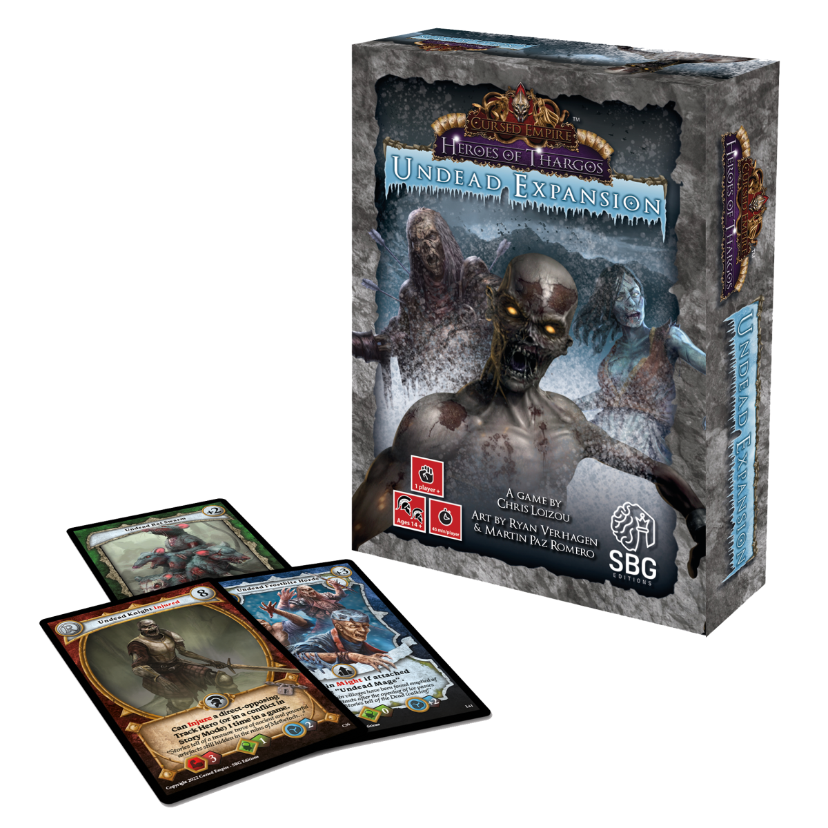 Jeu de cartes - Heroes of Thargos Undead Expansion Pack - English edition