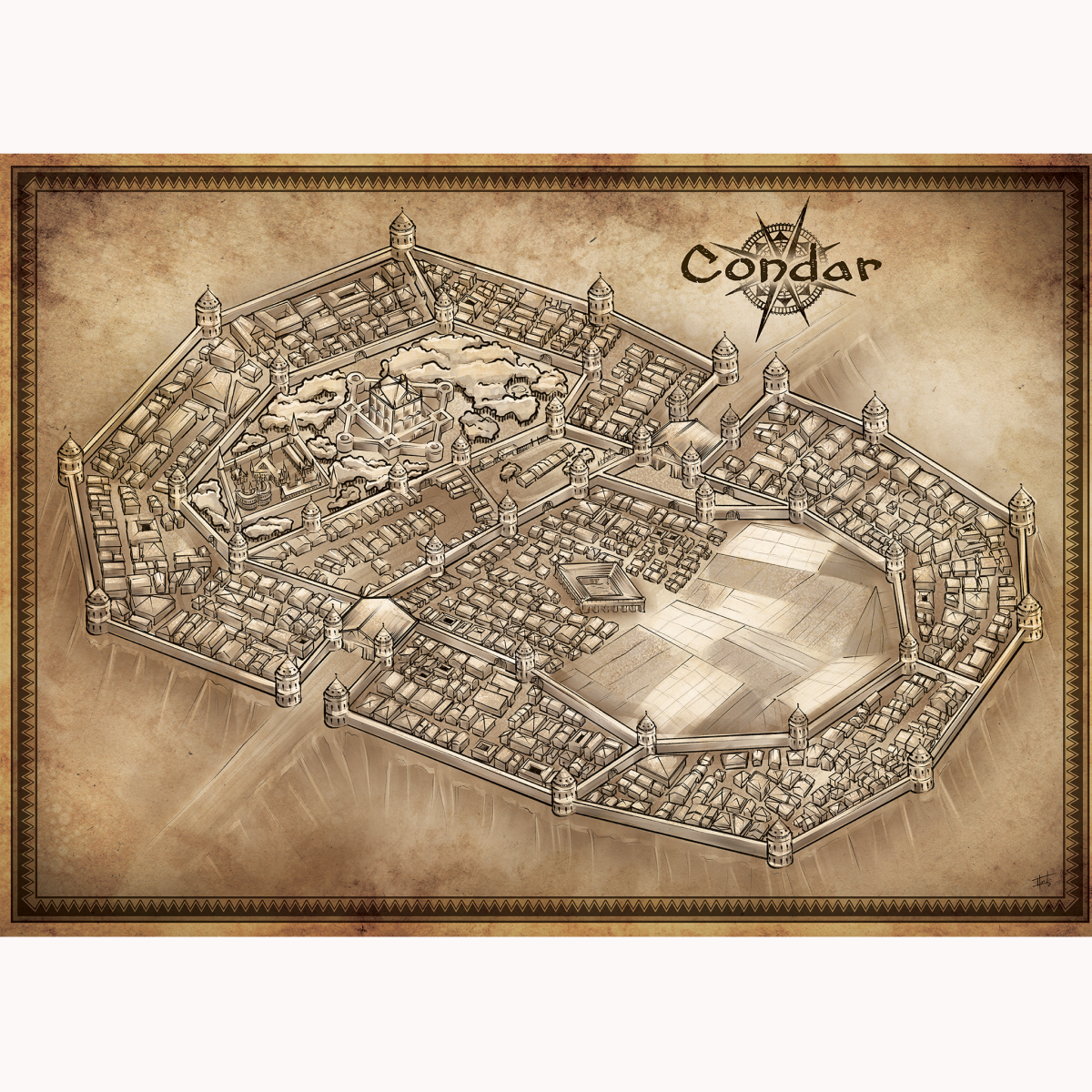 Plan JDR - Cité de Condar