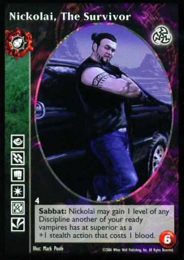 Nickolai, The Survivor [Third set] - VTES CCG