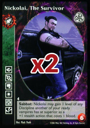 Nickolai, The Survivor [Third set] - VTES CCG