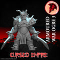 Tabletop Gaming Miniature - Armoured War Ogre 3 - Unpainted