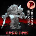 Tabletop Gaming Miniature - Armoured War Ogre 4 - Unpainted