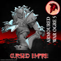 Tabletop Gaming Miniature - Armoured War Ogre 5 - Unpainted