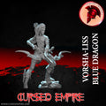 Tabletop Gaming Miniature - Blue Dragon Vorsha-Liss - Unpainted