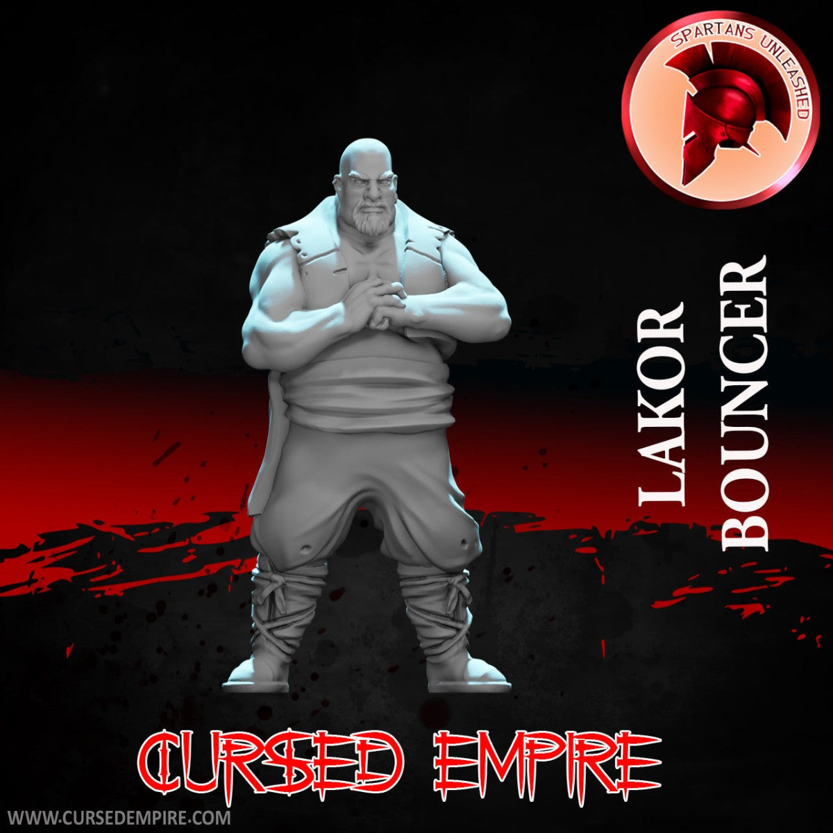 Tabletop Gaming Miniature - Bouncer Lakor - Unpainted