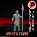 Tabletop Gaming Miniature - Celestia Militia - Antonos "Irongrip" - Unpainted