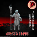 Tabletop Gaming Miniature - Celestia Militia - Cedric Voss - Unpainted