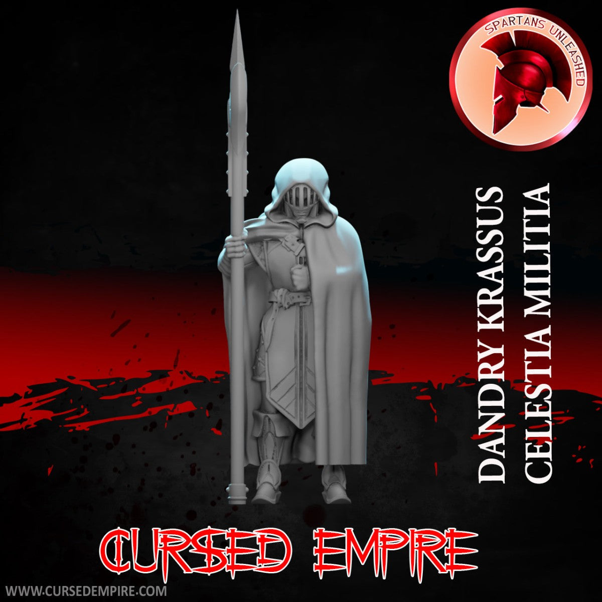 Tabletop Gaming Miniature - Celestia Militia - Dandry Krassus - Unpainted