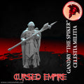 Tabletop Gaming Miniature - Celestia Militia - Gandry "The Spiker" - Unpainted