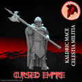 Tabletop Gaming Miniature - Celestia Militia - Kaldric Mace - Unpainted