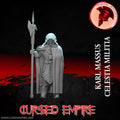 Tabletop Gaming Miniature - Celestia Militia - Karl Massus - Unpainted