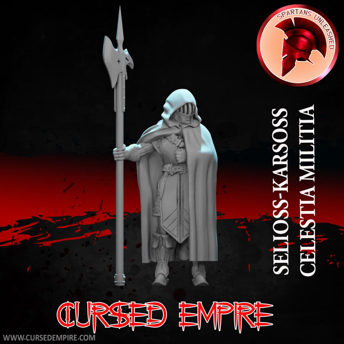 Tabletop Gaming Miniature - Celestia Militia - Selioss-Karsoss - Unpainted