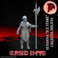 Tabletop Gaming Miniature - Celestia Militia - Susanna "Ice Stare" - Unpainted
