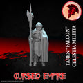 Tabletop Gaming Miniature - Celestia Militia - Taren "Falcon" - Unpainted