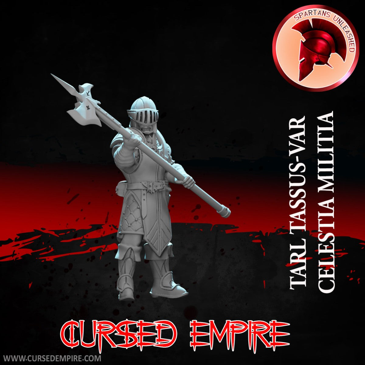 Tabletop Gaming Miniature - Celestia Militia - Tarl Tassus-Var - Unpainted