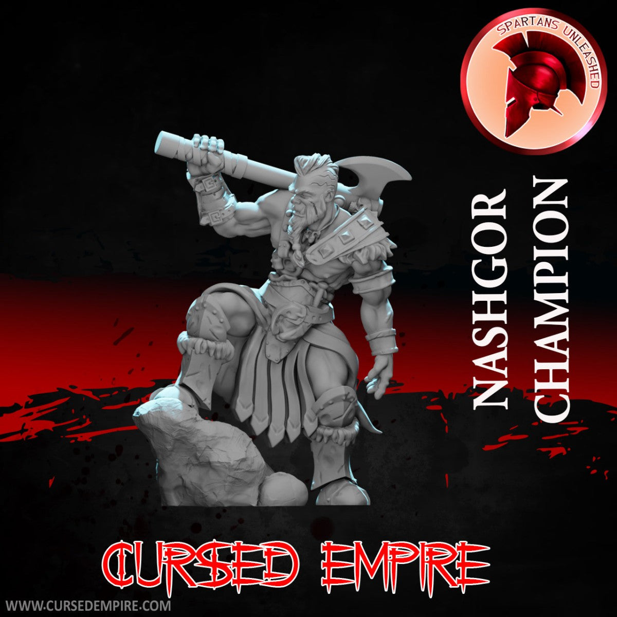 Tabletop Gaming Miniature - Champion Nashgor - Unpainted