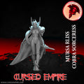 Tabletop Gaming Miniature - Cobra Sorceress Mursa Rliss - Unpainted