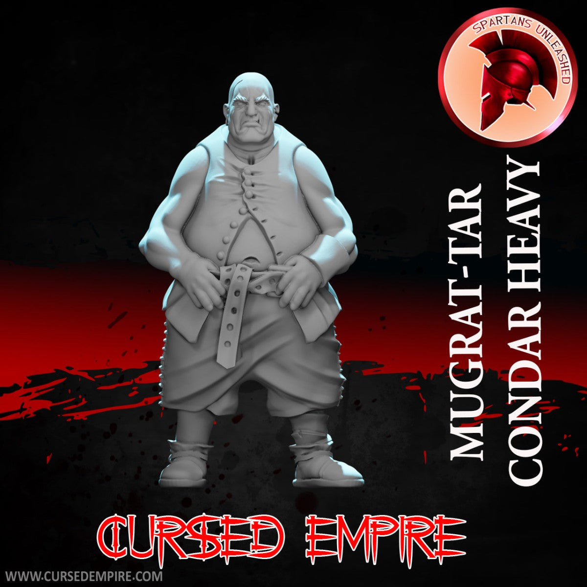 Tabletop Gaming Miniature - Condar Heavy Mugrat-Tar - Unpainted