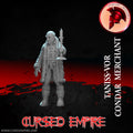Tabletop Gaming Miniature - Condar Merchant Taniss-Vor - Unpainted