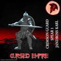 Tabletop Gaming Miniature - Crimson Guard Spear 1 - Jandross Karl - Unpainted