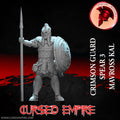 Tabletop Gaming Miniature - Crimson Guard Spear 3 - Mavross Kal - Unpainted