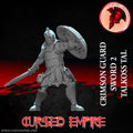 Tabletop Gaming Miniature - Crimson Guard Sword 2 - Talkoss Tal - Unpainted