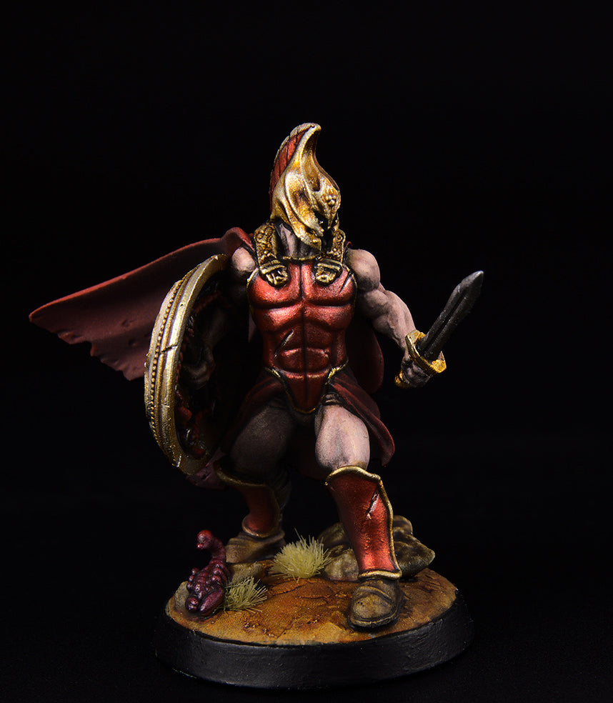 Tabletop Gaming Miniature - Crimson Knight - Krisoss Of Condar - Unpainted