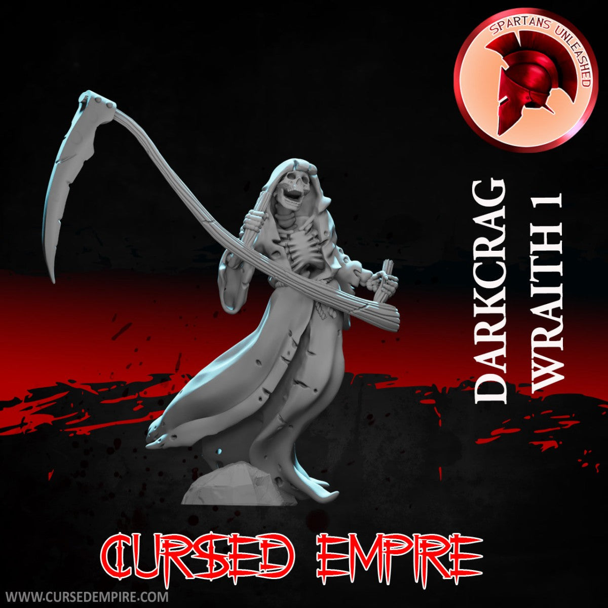 Tabletop Gaming Miniature - Darkcrag Wraith 1 - Unpainted